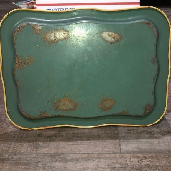 1961 Vintage Coca-Cola Fall Scene Serving Tray - Picture 6 of 6